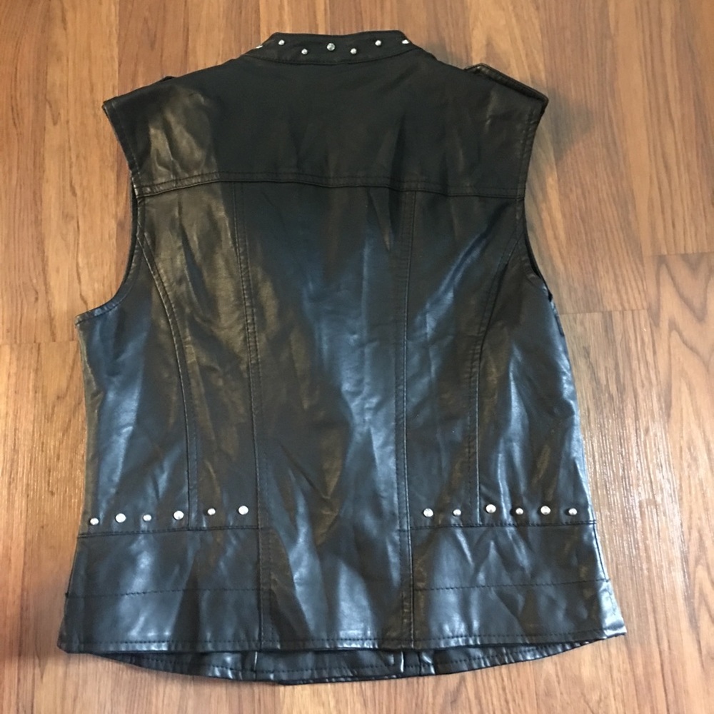 Allen B by Allen Schwartz black vest size small - Picture 4 of 6